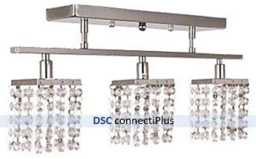 3 Lights Island Light Linear Crystal Chandelier (Silver)..!