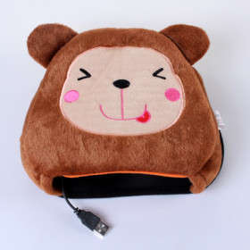 Cute USB Plush Hand Warmer Mouse Pad Mat..!