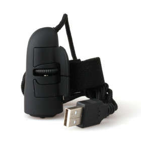 USB Optical Finger Mouse (Black)..!