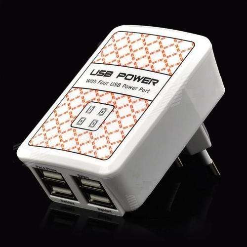 |SALE| AC Power Adapter Charger w/ 4-Port USB for iPhone/iPad Series, Smartphones, Tablets & More..!