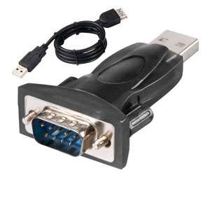 USB 2.0 to RS232 Port Adapter with 1m Extension Cable and Drivers..!
