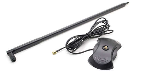 2.4GHz 16dBi SMA High Gain Omnidirectional Antenna w/ Magnetic Stand for Wireless WiFi Network..!