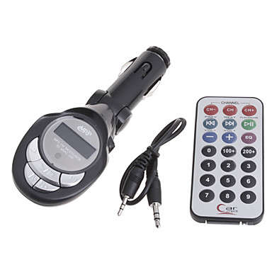In-Car MP3 FM Transmitter with Remote Controller (SD/USB/3.5mm)..!