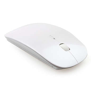 Ultra-Slim USB 2.4GHz Wireless Mouse (White)..!