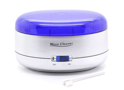 900ml Battery Powered Ultrasonic Wave Cleaner for Jewelry, Watches and Eyeglasses (Blue/White)..!