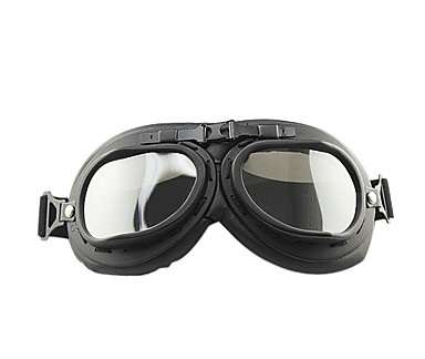 |ON SALE| Fashionable Comfort Eye Protection Sports/Outdoors PU Leather Goggles (Black)..!