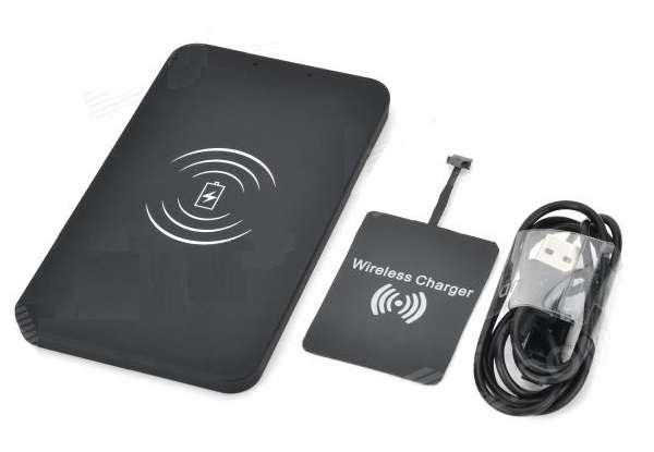 ***Reverse QI Wireless Charger Pad + Universal Wireless Charger Receiver for Micro-USB Cellphone..!