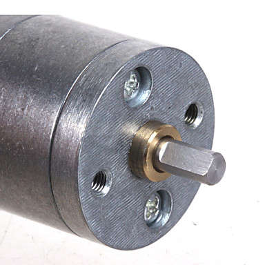 High Torque 60RPM 12V DC Geared Motor for Electronics DIY, Development & Projects (Silver/Grey)..!