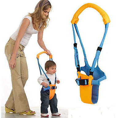 Baby Moon Walk Baby Walking Helper Belt (Orange + Blue)..!