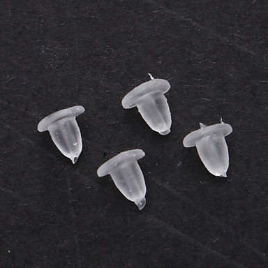 Dome-Shaped Rubber Earring Back Earbuds Pack (200pcs)..!