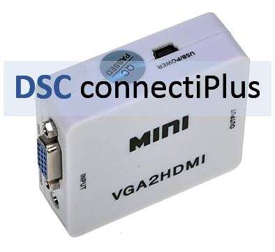 |2015 SALE| USB Powered Mini 1080P HD Video Converter VGA to HDMI (White, with Audio)..!