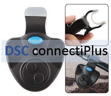 Fishing Rod Clip-on Electronic LED Light Fish Bite Sound Alarm Alert (Black)..!