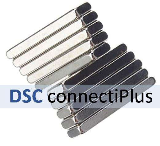 20 x 5 x 2mm Powerful NdFeB Neodymium DIY Magnet Set (Silver, 10pcs)..!