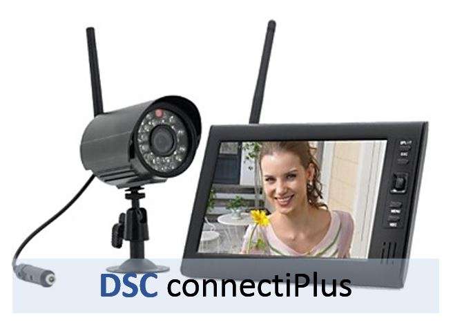 Wireless 2.4GHz Camera & 4-Ch DVR, 7 inch TFT Digital LED Display, Video Output / SD Card Recording