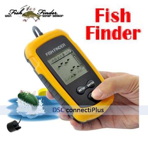 0.6-100m Handheld Detect Depth Fish Location Sonar Sensor & Alarm Fish Finder System Fishing Gear..!