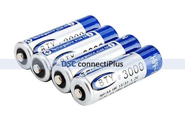 1.2V 3000mAh NH-MH AA Rechargeable Batteries (Blue, Set of 4)..!