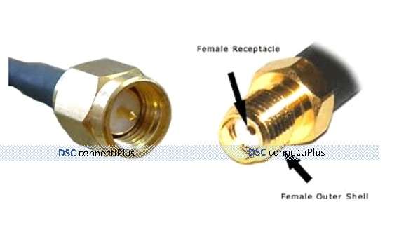 1m HDF195 SMA Male to SMA Female RF Cable (Black)..!