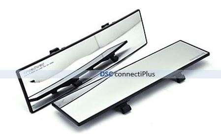 Broadway 270mm Car/Truck Rearview Reflector Convex Mirror (Black)..!