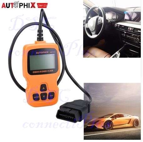 AUTOPHIX OM123 OBD2 / EOBD Auto Diagnostic Scanner Engine Fault Code Reader Automotive Tool (Orange)