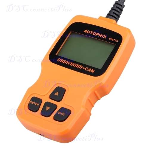 AUTOPHIX OM123 OBD2 / EOBD Auto Diagnostic Scanner Engine Fault Code Reader Automotive Tool (Orange)