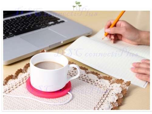 Beautiful Design 5V USB Silicone Heat Warmer Milk Tea Coffee Mug Hot Drinks Beverages Heater Pad..!