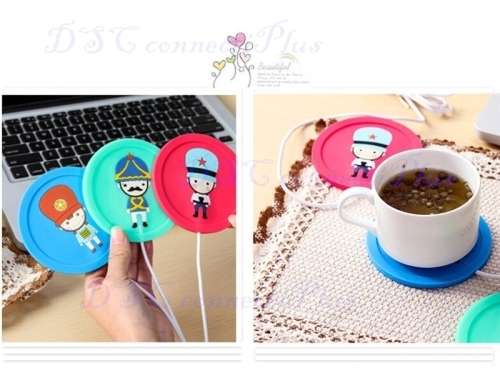 Beautiful Design 5V USB Silicone Heat Warmer Milk Tea Coffee Mug Hot Drinks Beverages Heater Pad..!