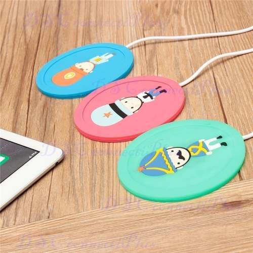 Beautiful Design 5V USB Silicone Heat Warmer Milk Tea Coffee Mug Hot Drinks Beverages Heater Pad..!