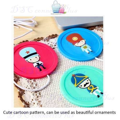 Beautiful Design 5V USB Silicone Heat Warmer Milk Tea Coffee Mug Hot Drinks Beverages Heater Pad..!