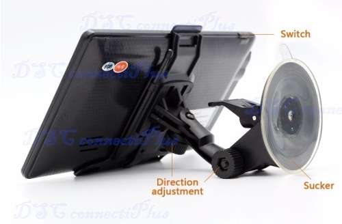 Junsun 7 inch Car GPS Navigation Bluetooth 8GB w/ Rear View Camera FM MP3 MP4 256MB DDR/800MHZ Maps