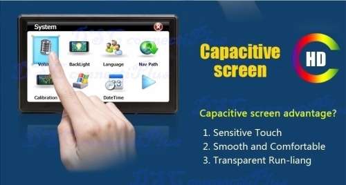 Junsun 7 inch Car GPS Navigation Bluetooth 8GB w/ Rear View Camera FM MP3 MP4 256MB DDR/800MHZ Maps