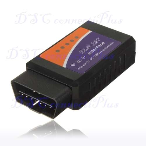 ELM327 WiFi Wireless OBD2 OBDII Car Auto Diagnostic Scanner Tool for iPhone 6 5s iPad iPod (Black)!!