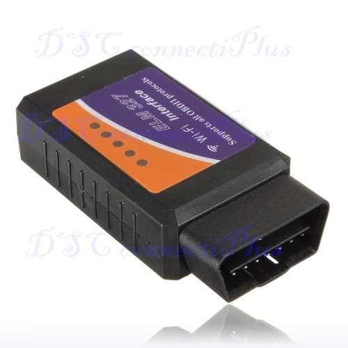ELM327 WiFi Wireless OBD2 OBDII Car Auto Diagnostic Scanner Tool for iPhone 6 5s iPad iPod (Black)!!