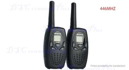 Authentic Retevis RT-628 Portable Children Two-Way Radio Walkie Talkie (Black, 2-Pack)..!