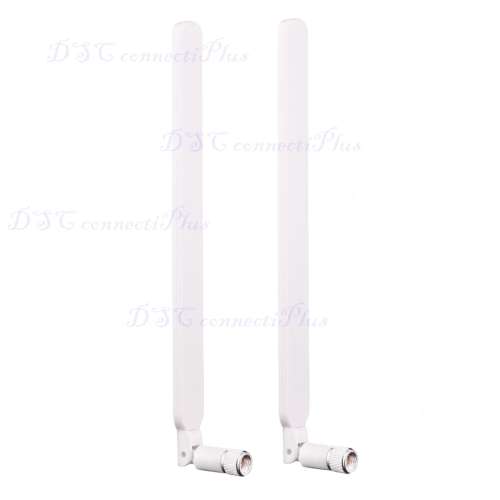 5dBi SMA Male 4G LTE Huawei Router Antenna (2 Pcs, White)..!