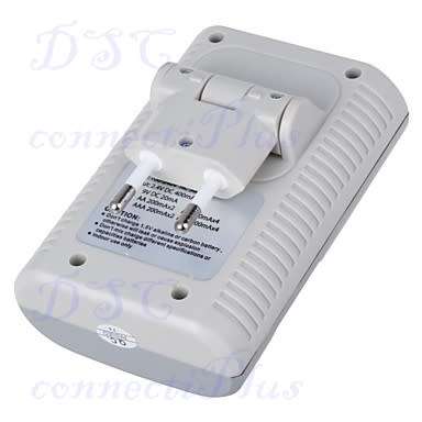 100-240VAC AA 200mA*4 AAA 200mA*4 9V*2 Battery Charger Adapter (Silver)..!