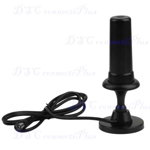 Freeview Aerial TV Antenna Digital Wireless 36dbi Antenna Signal Booster for DVB-T/T2 System (Black)