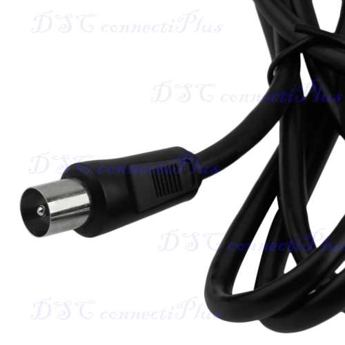 Freeview Aerial TV Antenna Digital Wireless 36dbi Antenna Signal Booster for DVB-T/T2 System (Black)