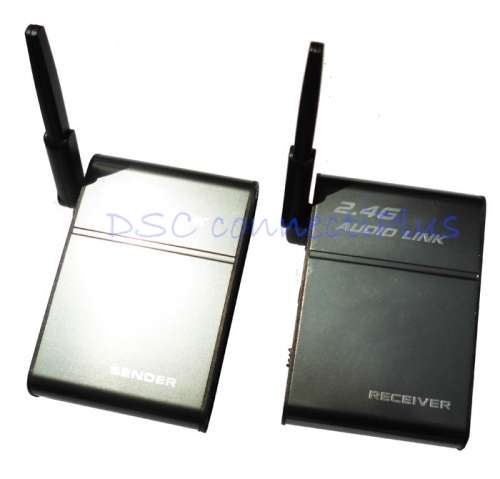 2.4GHz Universal Stereo Wireless Music Companion Audio Parter Transmitter Receiver Speaker link Box!