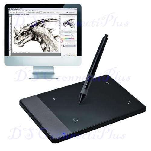 HUION 420 4" Professional Signature Pen Digital Graphics Drawing Tablet (Black)..!
