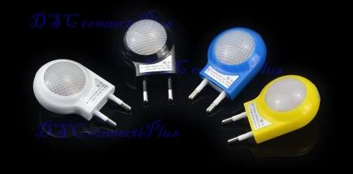 Mini LED 0.7W Auto Sensor Lighting Smart Baby Bedroom Mood Night Lamp Light (White)