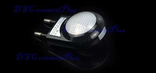 Mini LED 0.7W Auto Sensor Lighting Smart Baby Bedroom Mood Night Lamp Light (White)