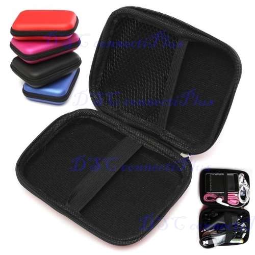 2.5" External USB Hard Drive Disk Carry Case Cover Pouch Protective Shockproof Bag (Rose)..!