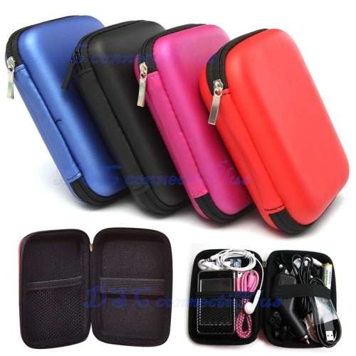 2.5" External USB Hard Drive Disk Carry Case Cover Pouch Protective Shockproof Bag (Rose)..!