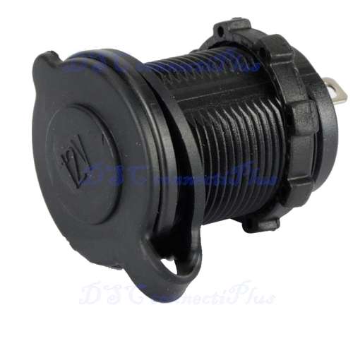 12V 120W Motorcycle Car Boat Tractor Accessory Waterproof Cigarette Lighter Power Socket Outlet !!!
