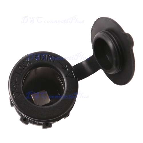 12V 120W Motorcycle Car Boat Tractor Accessory Waterproof Cigarette Lighter Power Socket Outlet !!!
