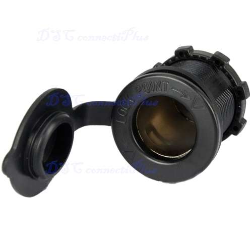 12V 120W Motorcycle Car Boat Tractor Accessory Waterproof Cigarette Lighter Power Socket Outlet !!!