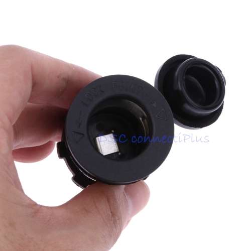 12V 120W Motorcycle Car Boat Tractor Accessory Waterproof Cigarette Lighter Power Socket Outlet !!!