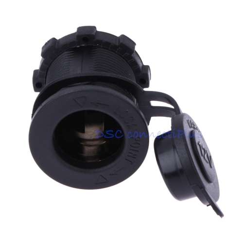 12V 120W Motorcycle Car Boat Tractor Accessory Waterproof Cigarette Lighter Power Socket Outlet !!!