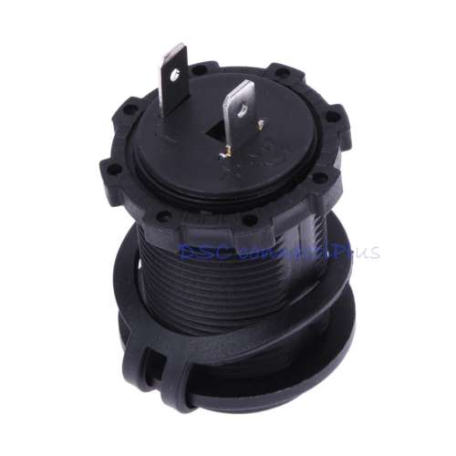 12V 120W Motorcycle Car Boat Tractor Accessory Waterproof Cigarette Lighter Power Socket Outlet !!!