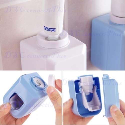 Creative Automatic Toothpaste Dispenser Squeezer Holder for the Bathroom (White)..!